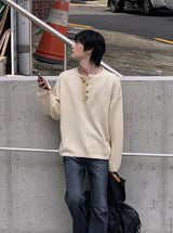 Roark Henley Neck Over Knit