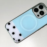 [MADE] [+MagSafe] ICY MINT PHONE CASE (glass silver bumper)