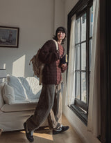 Dusty Corduroy Washed Balloon Pants