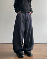 Tartan Curved Denim Pants
