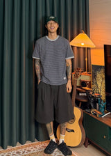Light One-Tuck Bermuda Shorts 4COLOR