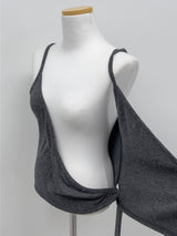 Ridge Wrap Bustier
