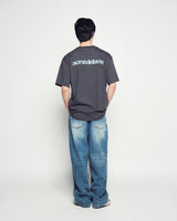 25FW 3D ACベアスタチューオフリバティショートスリーブTシャツ チャコール