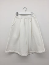 Raw Cotton Bermuda Pants (2color)