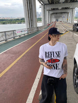No.0824 リフューズハーフTシャツ