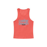 スウィーティーリブクロップTシャツ(Pink-Orange)