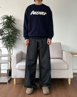 Side Snap Denim Pants