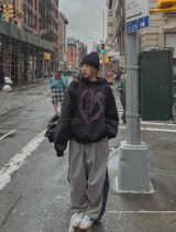 (UNISEX) アーサーデニムハーフスウェットトレーニングパンツ