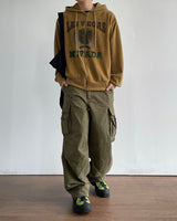 Crack Velvet Hooded Zip-Up