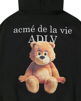 25FW AC BEAR BASIC LOGO HOODIE BLACK