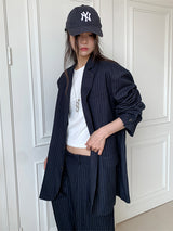 PAPERMOON PIN STRIPE BLAZER JACKET