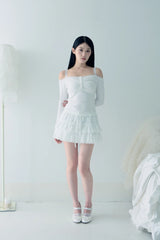 Swan lace top (Ivory)
