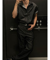 [MUSCLE FIT] Cool slab western shirts(3color)