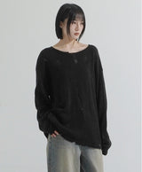 Damage Mohair Knit