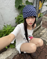 Parkon Dot Twisted Hairband Beanie
