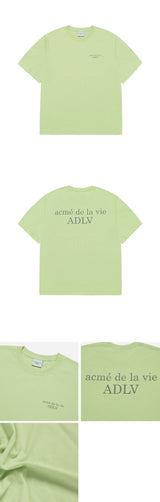 24FWベーシックロゴシーズン3ショートスリーブTシャツ ライトグリーン