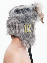Embryo faux fox eco-friendly fur tribal cap
