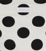 Midnight Bloom Dress (Ivory Dot)