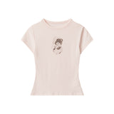 Lovely Bear Cream Tee 232519689