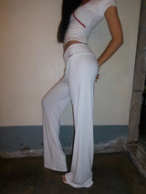 Bake Slim Pants (White)