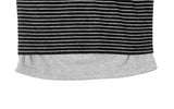 26SS★ [MADE] Momin Stripe Color Matching Button Layered Slim Short Sleeve T-Shirt