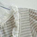 Rena Stripe Ribbon Tee
