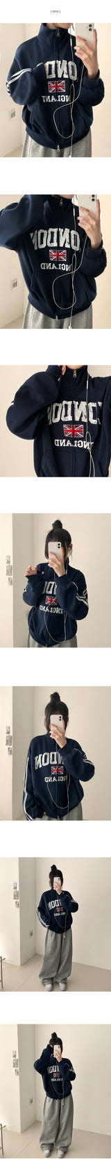 Dove Crack Two Way Track Zip-Up