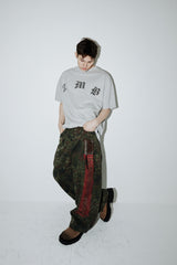 ヴィンテージペイズリーTシャツ (Ashed-gray)