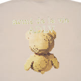 24FW ブロックベアショートスリーブTシャツ ベージュ