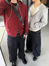 No.1637 standard hood ZIP-UP (5color)