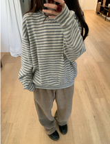 ローツ起毛ワイドニットパンツ(3c)