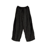 terry four pintuck pants