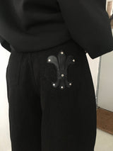 Chrome Bloody Stud Balloon Pants (2c)