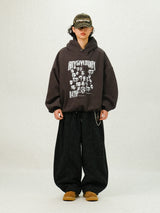 YU Leopard Wide Cotton Banding Pants