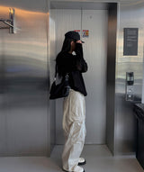 Snap big cargo pants