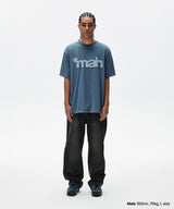 mah カットオフアップリケTシャツ