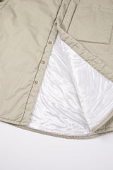Eric fade washed padded shirt