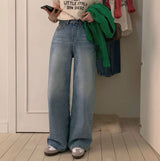 [BELLIDE MADE] Ocean Wide Denim Pants