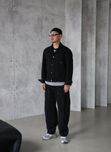 [UNISEX] カーペンターブラックデニムジャケット