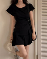 DEA Strap T-shirt & Pants Set