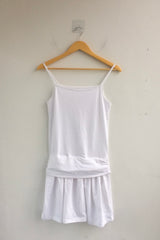 Shirring Flared Dress