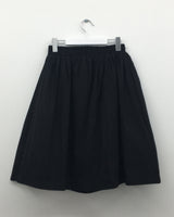 Smoke applique midi skirt (3color)