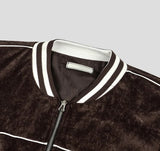 [F/W] Velvet piping blouson zip up(2color)