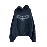 washed eagle hoodie