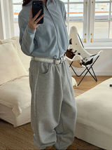 [ブラッシュドフリース] オーバーフィットスウェットパンツ (7colors)