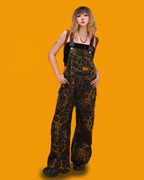 leopard overall pants