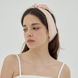 VA Curved Oval Metal Lace Bandana / Pink