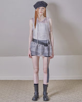 glitter sheer unbalance layered op