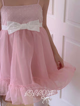[by LILLOVE] étoile pink mini dress