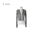 Auti Tencel Open See-through Cardigan